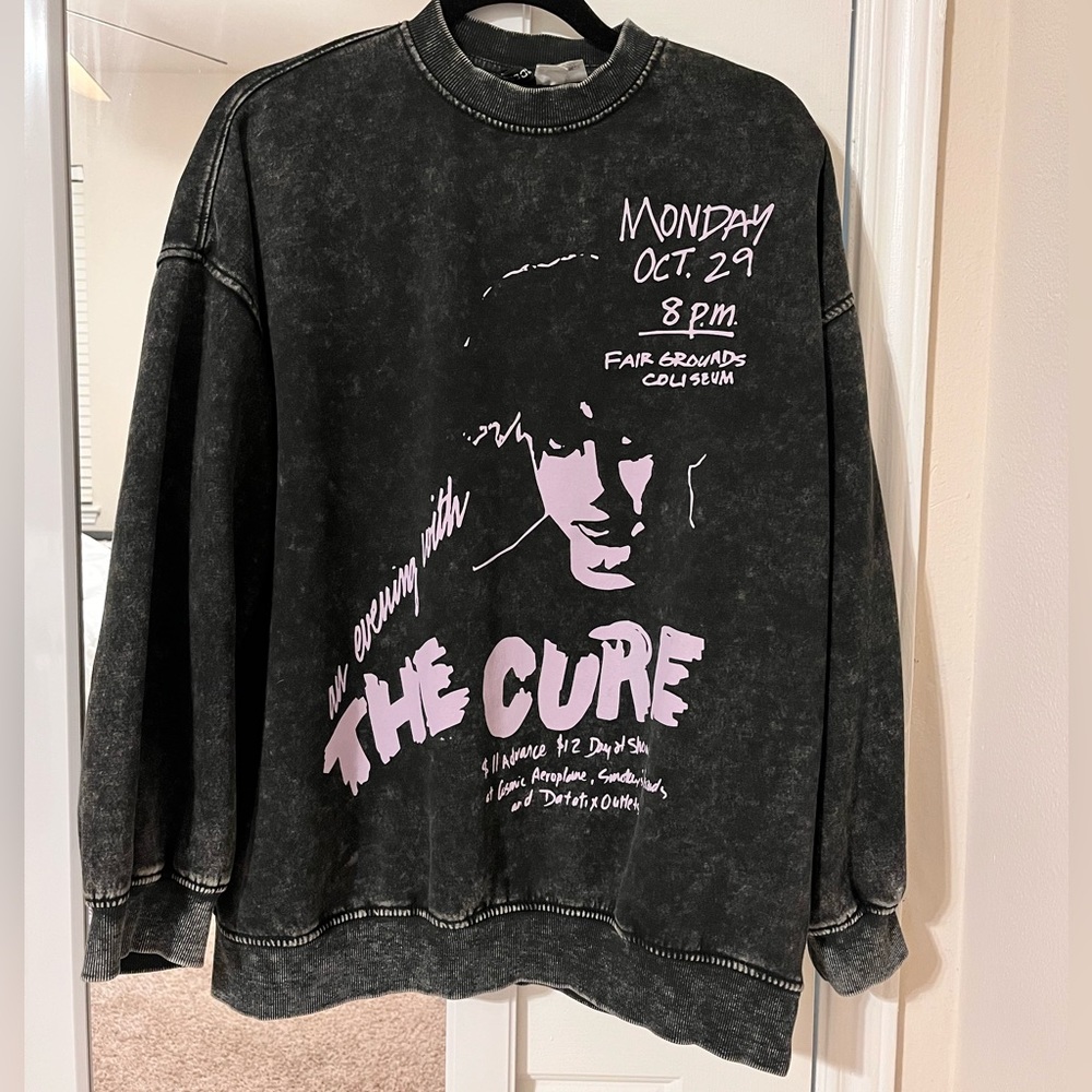 Oversized The Cure sweatshirt